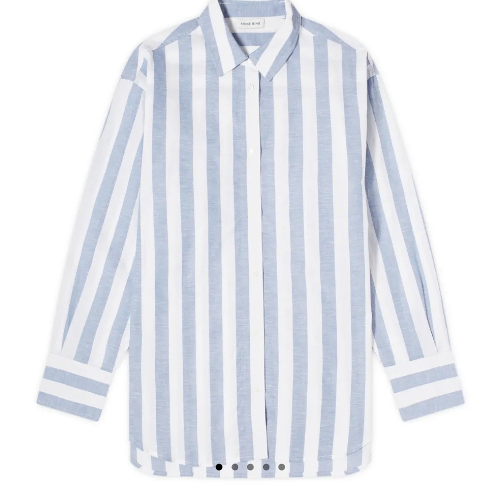 ANINE BING Plaza cotton shirt